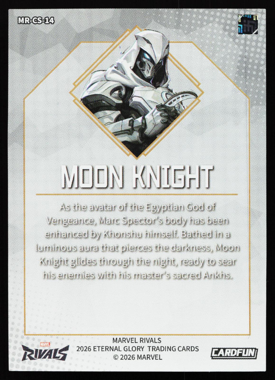 Cardfun Marvel Rivals - MR-CS-14 Moon Knight back