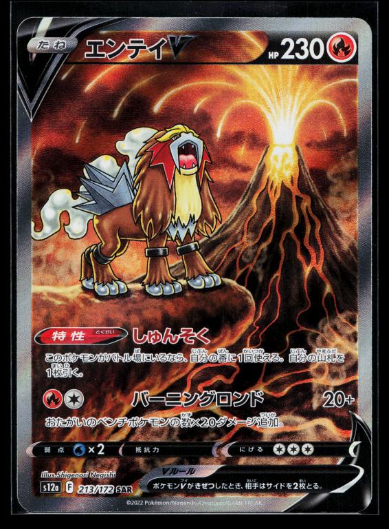 VSTAR Universe Japanese 213/172 Entei V Special Art Rare