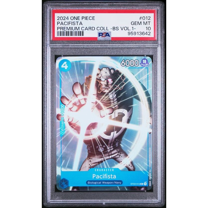 2024 One Piece Premium Card Collection -Best Selection Vol.1- #012 Pacifista PSA 10