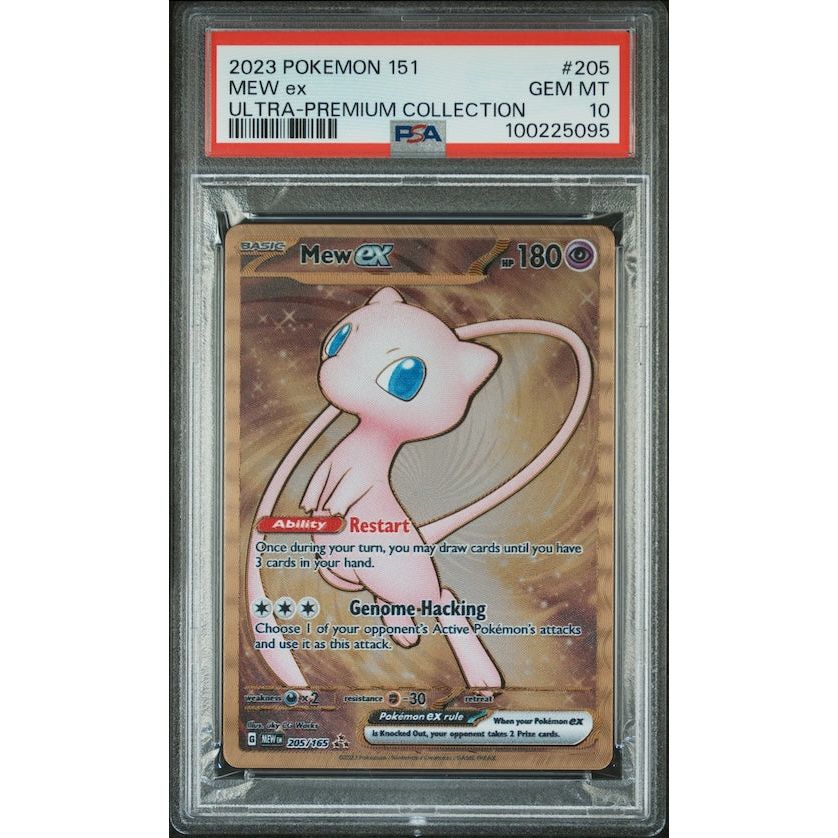 2023 Pokemon 151 Ultra-Premium Collection #205 Mew ex (Gold Metal Promo) PSA 10