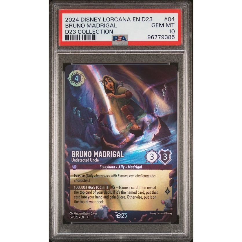 2024 Disney Lorcana En D23 Collection Expo Promo #04 Bruno Madrigal PS