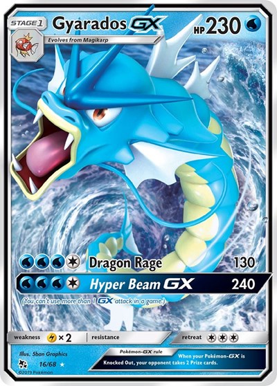 Hidden Fates - 016/068 Gyarados GX Ultra Rare
