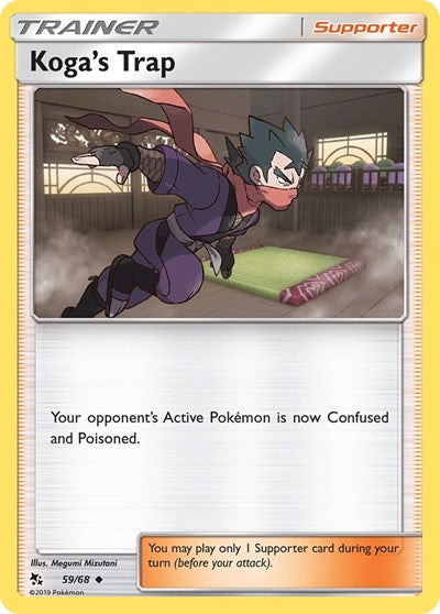 Hidden Fates - 059/068 Koga's Trap Uncommon