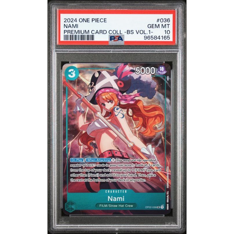 2024 One Piece Premium Card Collection -Best Selection Vol.1- #036 Nami PSA 10