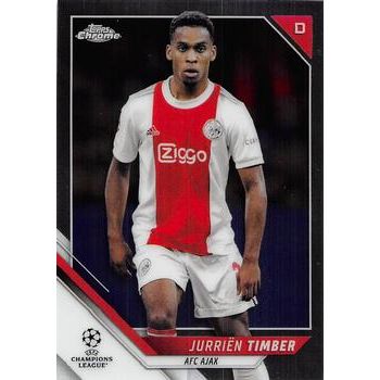 2021-22 Topps Chrome UEFA Champions League #43 Jurriën Timber