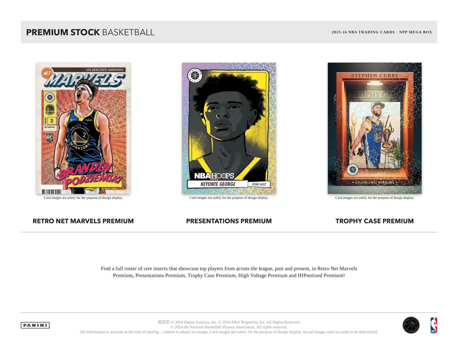 2023-24 Panini NBA Premium Stock Basketball Mega Box