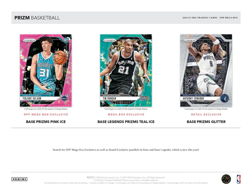 2024-25 Panini NBA Prizm Basketball Mega Box
