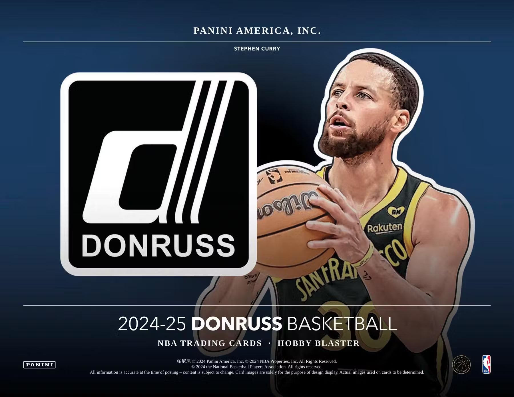 2024-25 Panini NBA Donruss Basketball Hobby Edition Blaster Box
