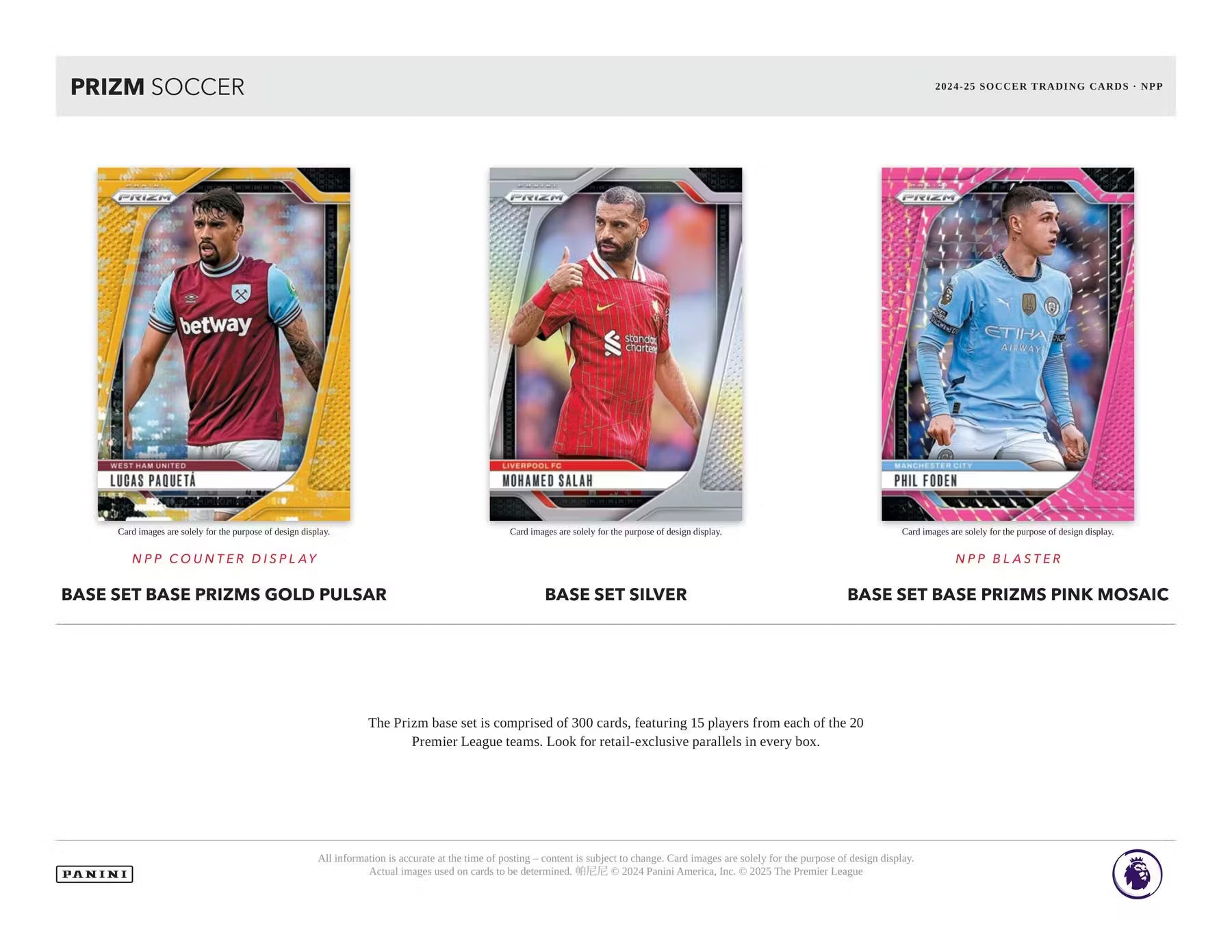2024-25 Panini EPL Prizm Soccer Blaster Box