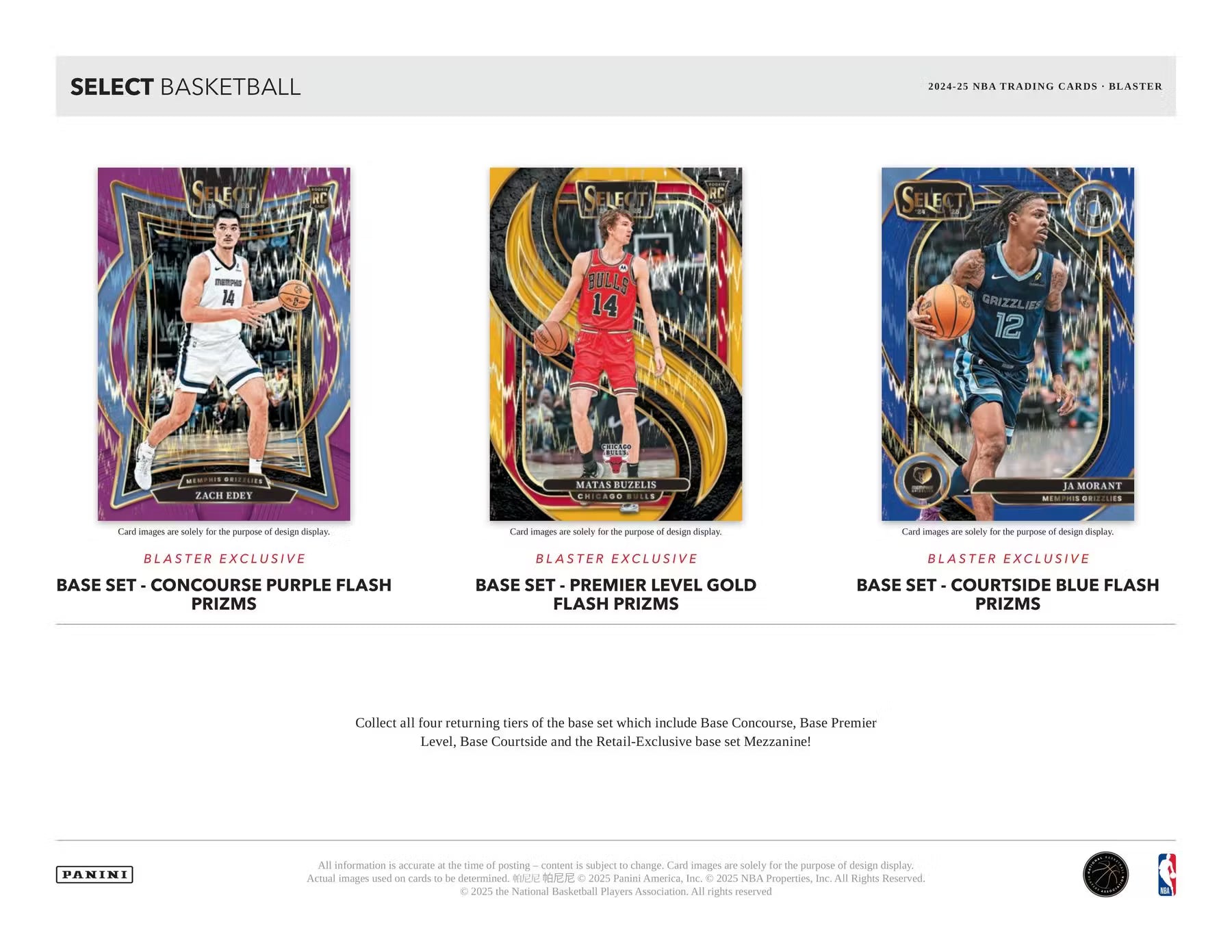 2024-25 Panini NBA Select Basketball Blaster Box