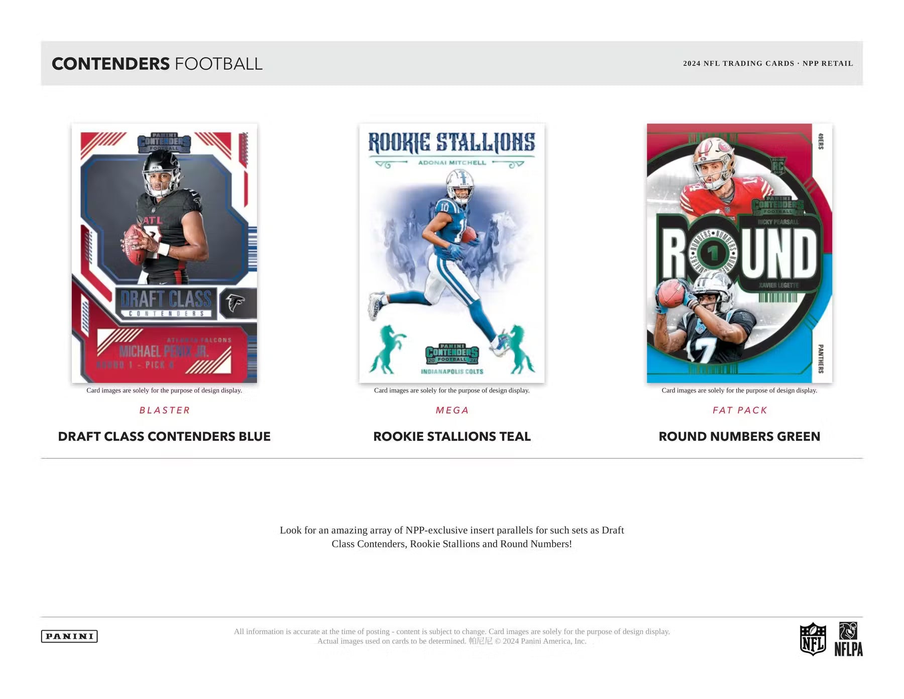 2024 Panini NFL Contenders Football Blaster Box