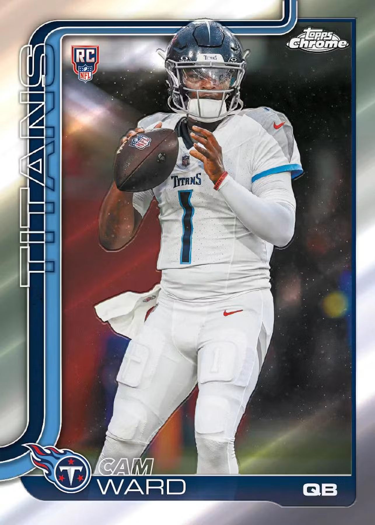 2025 Topps Chrome Football NFL Jumbo Hobby Box
