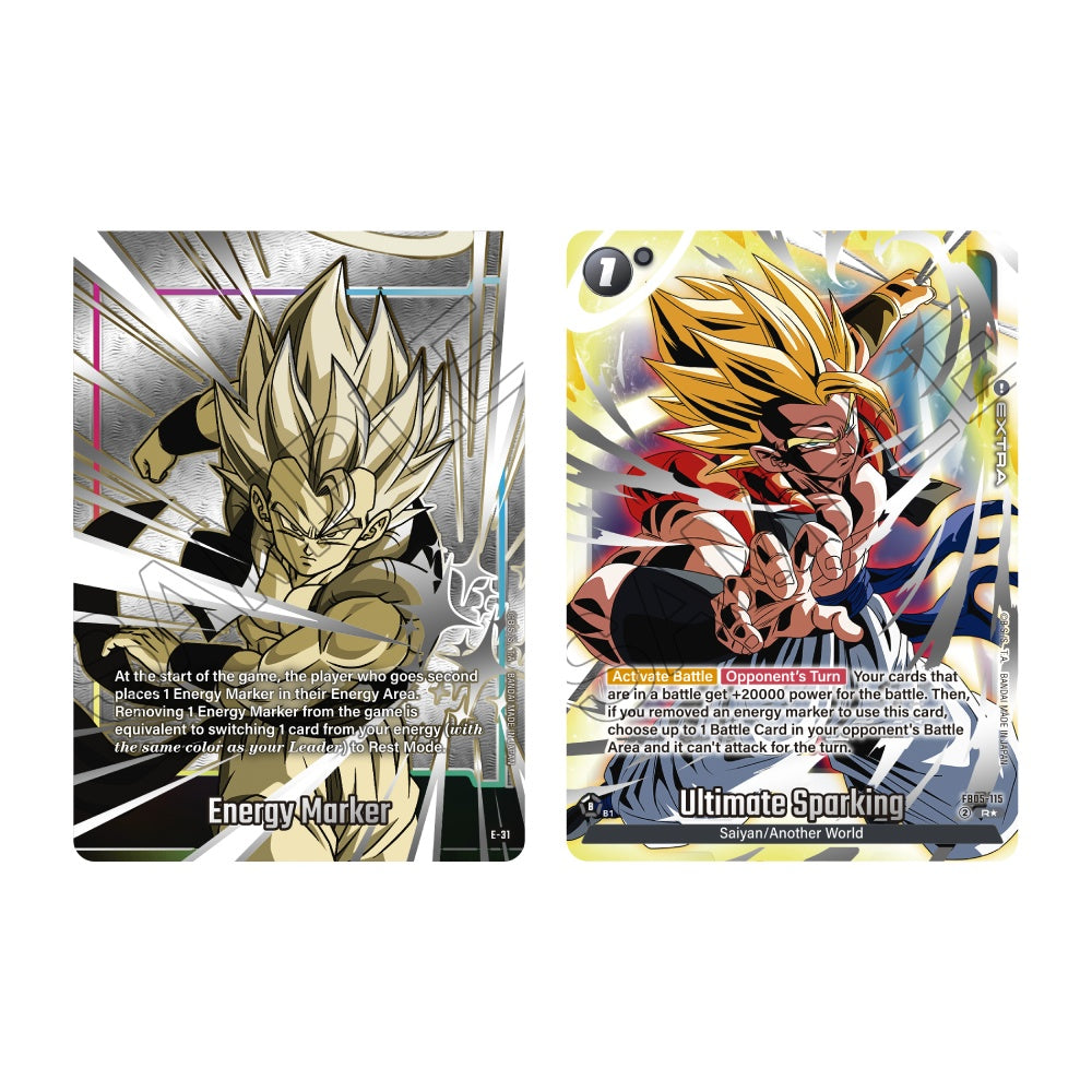 Dragon Ball Super Card Game: Fusion World – Official Card Case & Sleeves Set 3 Display: Gogeta