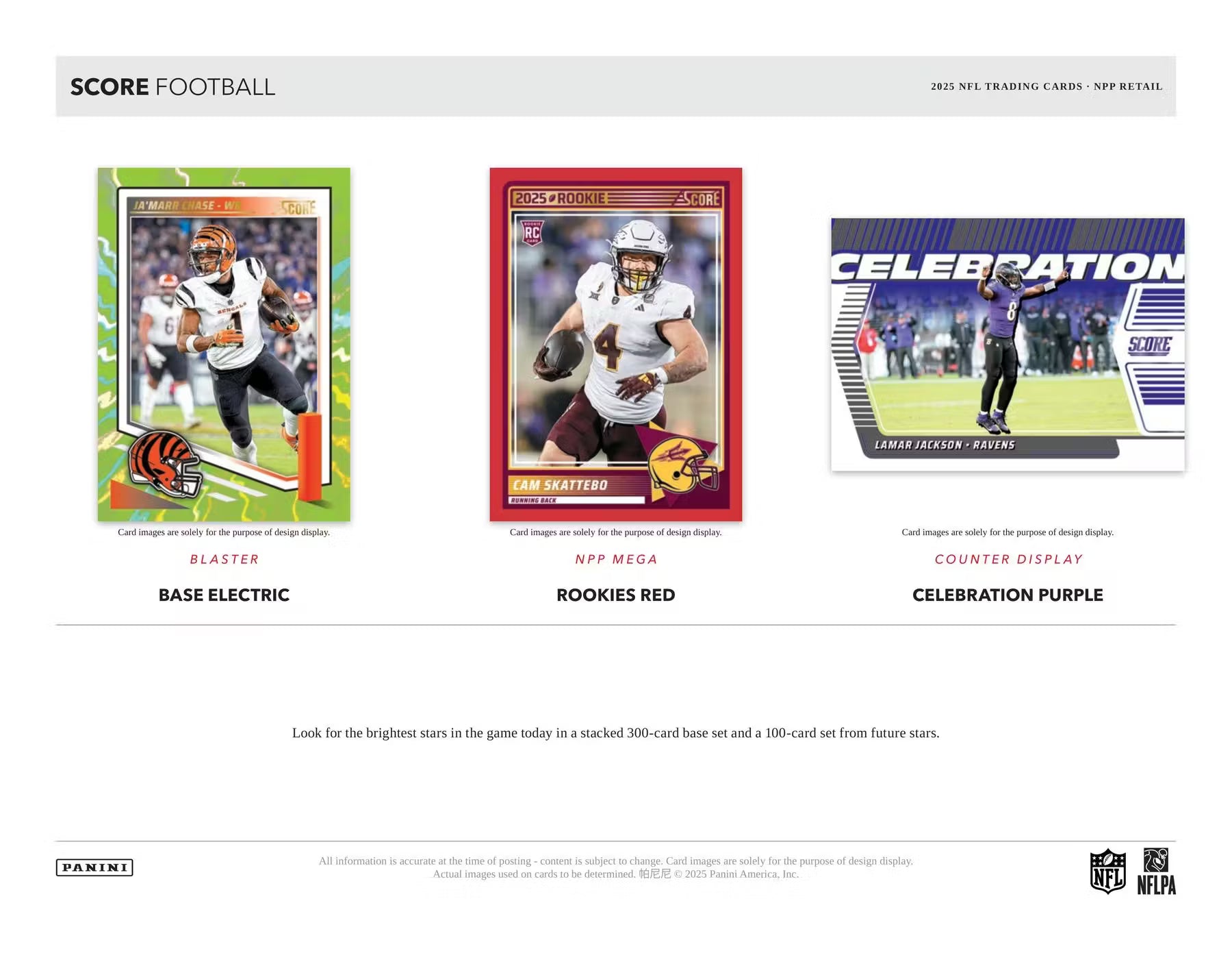2025 Panini NFL Score Football Retail Box