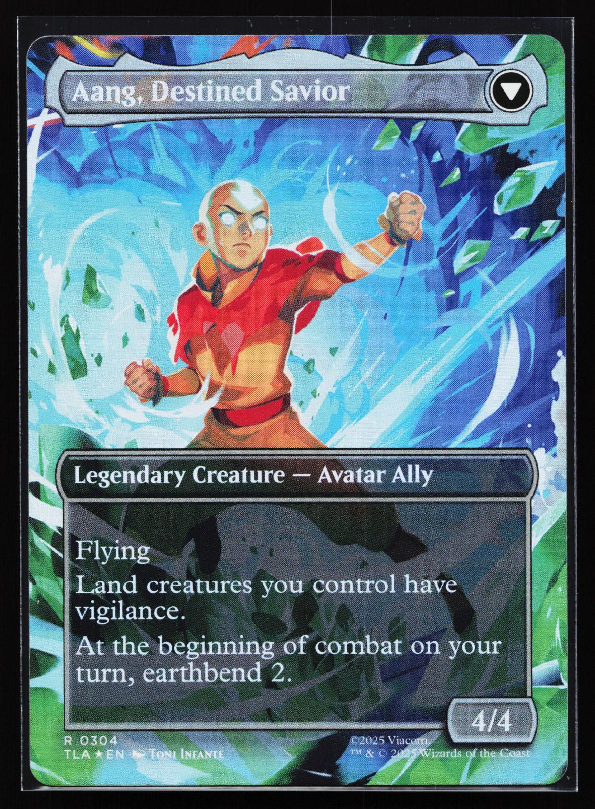Avatar: The Last Airbender 304 Aang, at the Crossroads (Borderless) Rare Foil