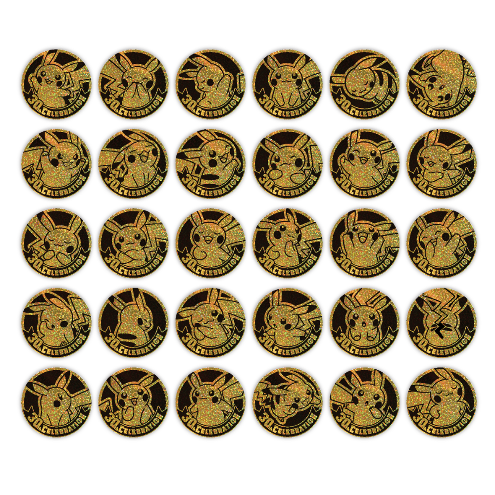 Pokémon TCG MEGA 30th Celebration Pikachu Coin Set (Simplified Chinese)