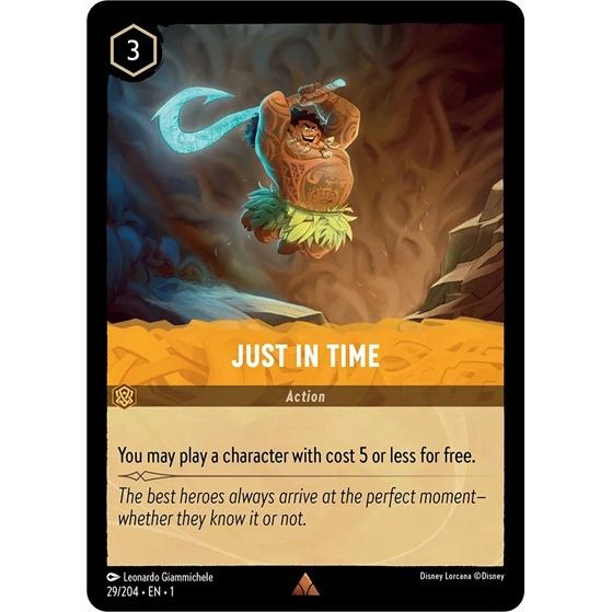 Lorcana - The First Chapter - 029/204 Just in Time Rare