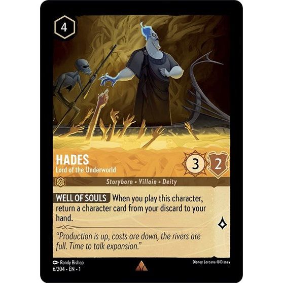 Lorcana - The First Chapter - 006/204 Hades - Lord of the Underworld Rare