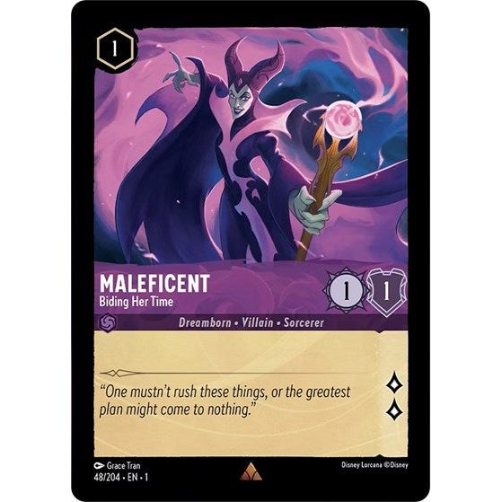 Lorcana - The First Chapter - 048/204 Maleficent - Biding Her Time Rare