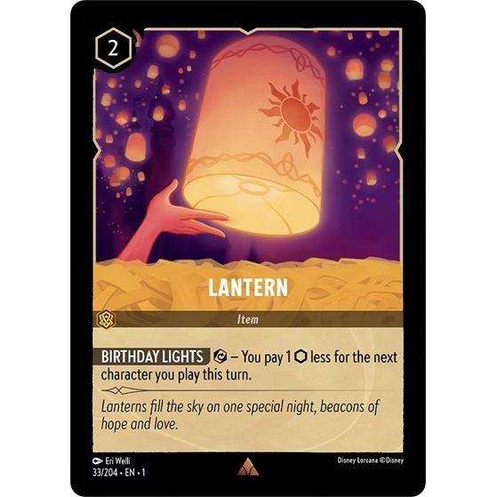 Lorcana - The First Chapter - 033/204 Lantern Rare