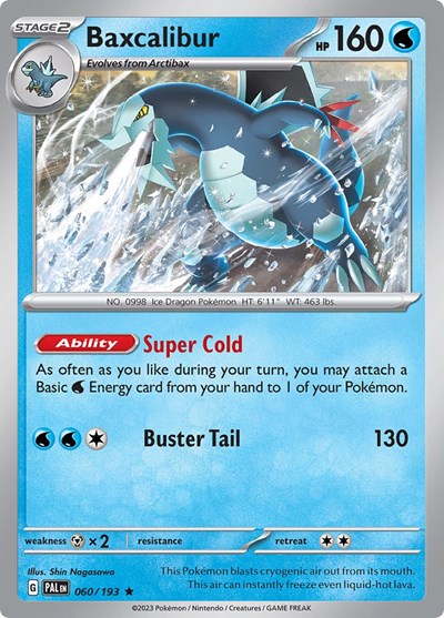 Scarlet & Violet Paldea Evolved - 060/193 Baxcalibur Rare