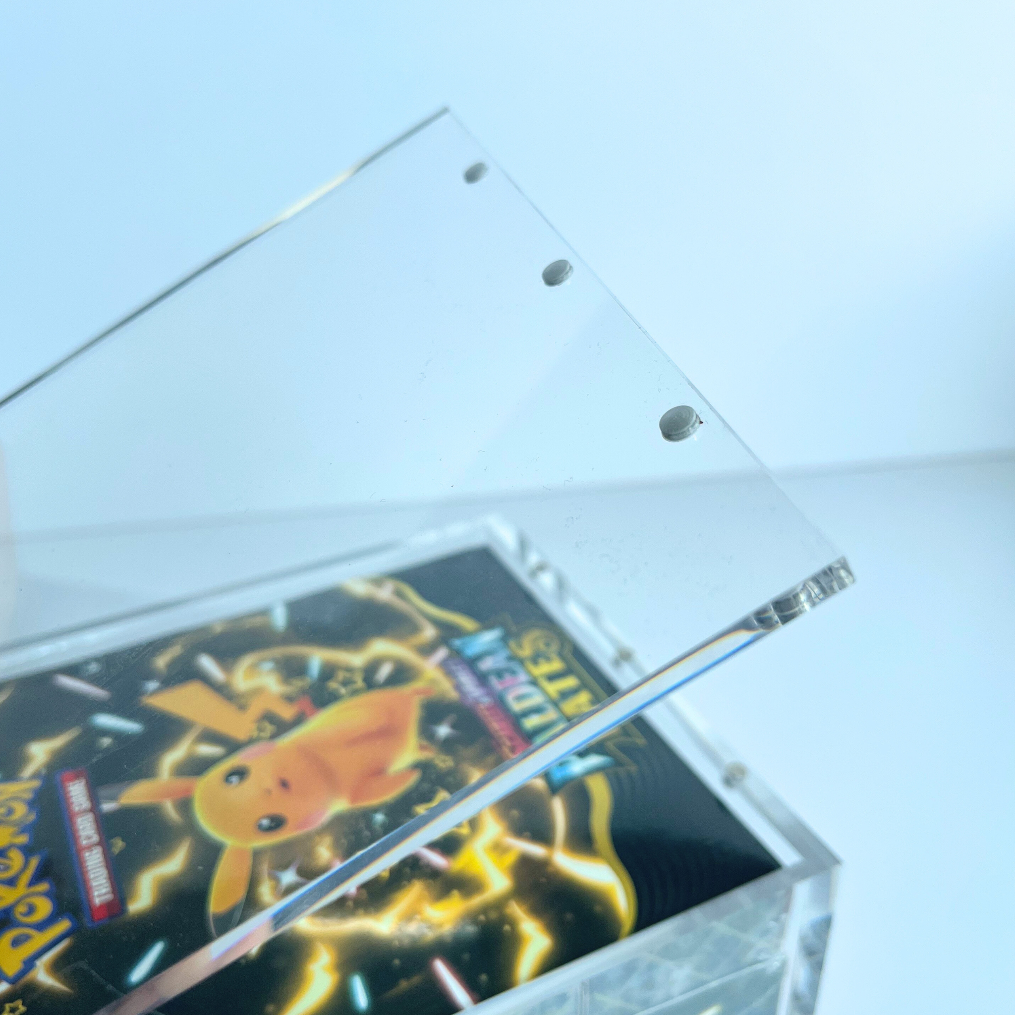 Pokémon TCG Paldean Fates Booster Bundle Display with Acrylic Case