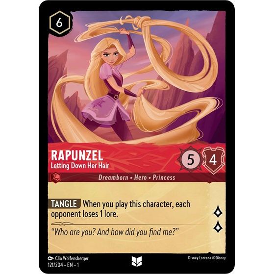 Lorcana - The First Chapter - 121/204 Rapunzel - Letting Down Her Hair Lorcana - The First Chapter - 121/204 Rapunzel - Letting Down Her Hair