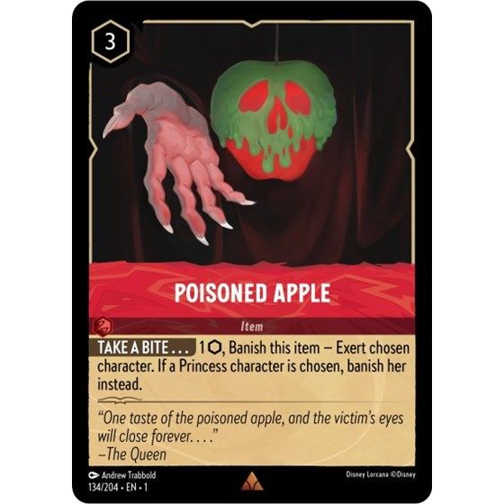 Lorcana - The First Chapter - 134/204 Poisoned Apple Rare