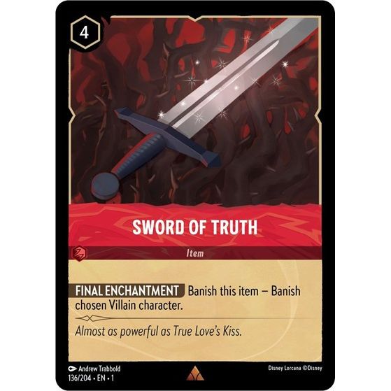 Lorcana - The First Chapter - 136/204 Sword of Truth Rare