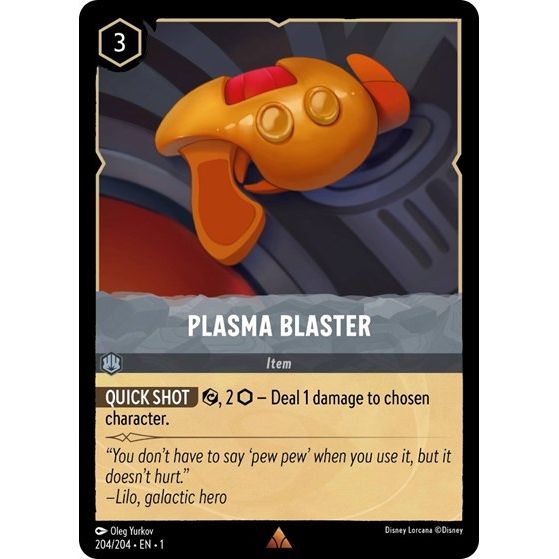Lorcana - The First Chapter - 204/204 Plasma Blaster Rare