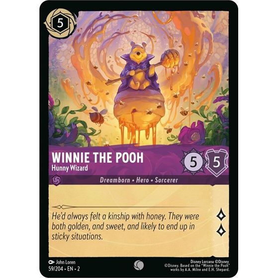 Lorcana - Rise of the Floodborn - 059/204 Winnie the Pooh - Hunny Wizard Common