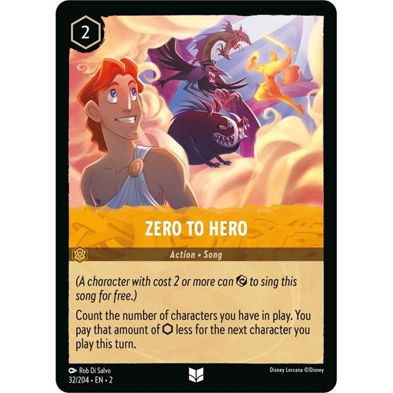 Lorcana - Rise of the Floodborn - 032/204 Zero To Hero Uncommon