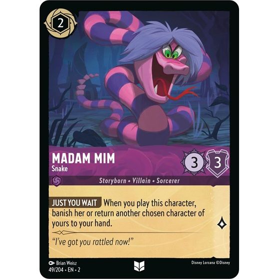 Lorcana - Rise of the Floodborn - 049/204 Madam Mim - Snake Uncommon