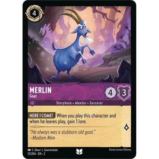 Lorcana - Rise of the Floodborn - 051/204 Merlin - Goat Uncommon