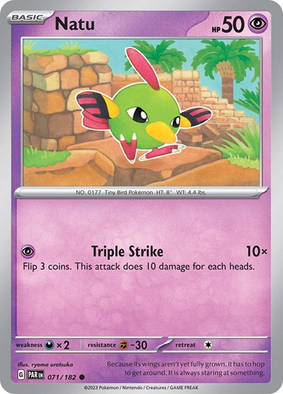 Scarlet & Violet Paradox Rift - 071/182 Natu Common