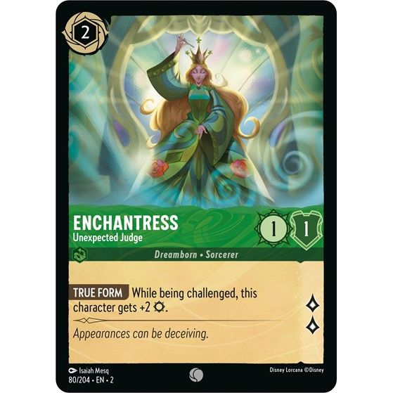 Lorcana - Rise of the Floodborn - 080/204 Enchantress - Unexpected Judge Common