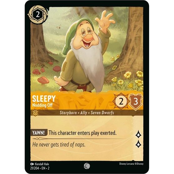 Lorcana - Rise of the Floodborn - 021/204 Sleepy - Nodding Off Common