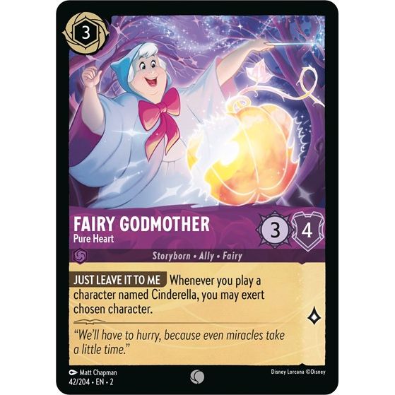 Lorcana - Rise of the Floodborn - 042/204 Fairy Godmother - Pure Heart Common