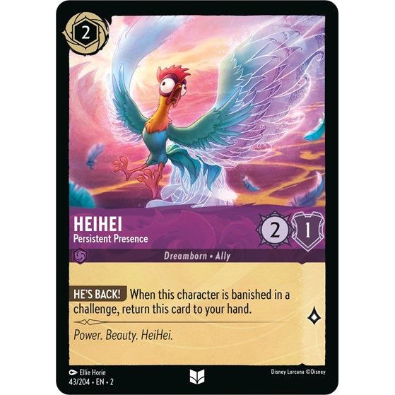 Lorcana - Rise of the Floodborn - 043/204 HeiHei - Persistent Presence Uncommon