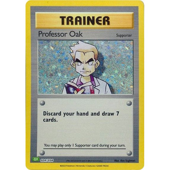Pokemon Trading Card Game Classic - 024/034 Professor Oak (CLV) Classic Collection