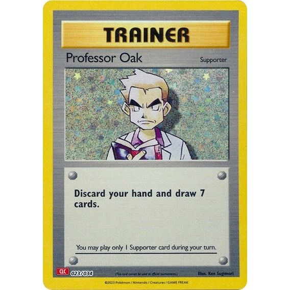 Pokemon Trading Card Game Classic - 023/034 Professor Oak (CLC) Classic Collection
