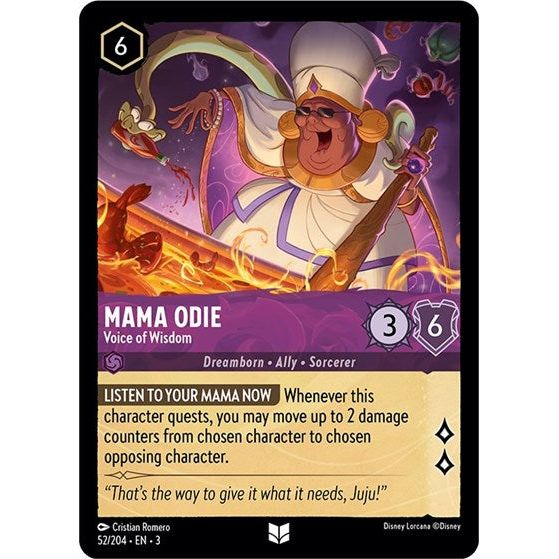 Lorcana - Into The Inklands - 052/204 Mama Odie - Voice of Wisdom Uncommon