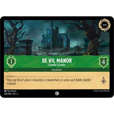 Lorcana - Into The Inklands - 100/204 De Vil Manor - Cruella's Estate Common