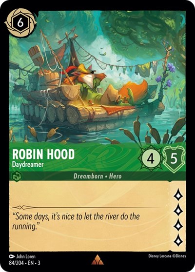 Lorcana - Into The Inklands - 084/204 Robin Hood - Daydreamer Rare