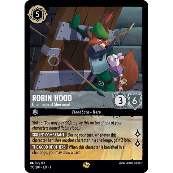 Lorcana - Into The Inklands - 190/204 Robin Hood - Champion of Sherwood Legendary