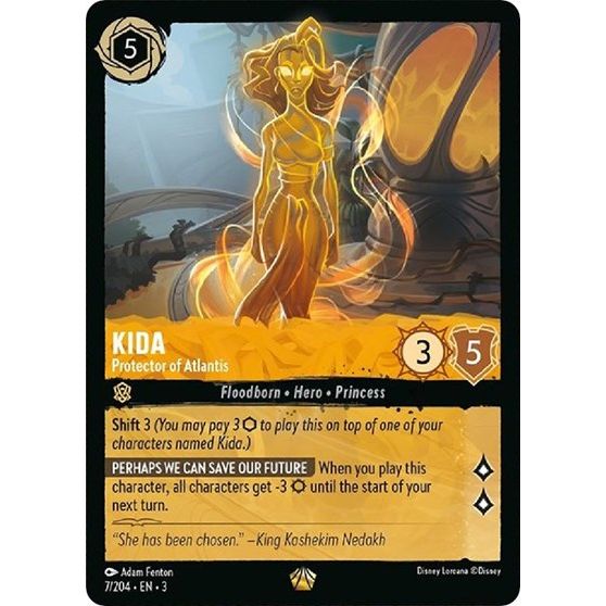 Lorcana - Into The Inklands - 007/204 Kida - Protector of Atlantis Legendary