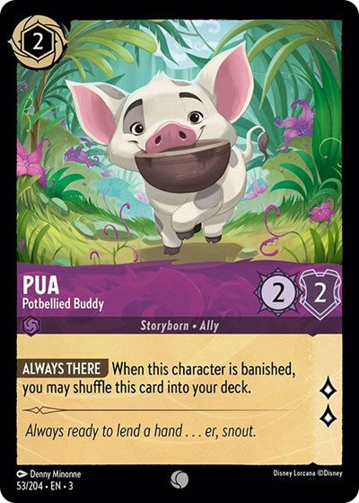 Lorcana - Into The Inklands - 053/204 Pua - Potbellied Buddy Common