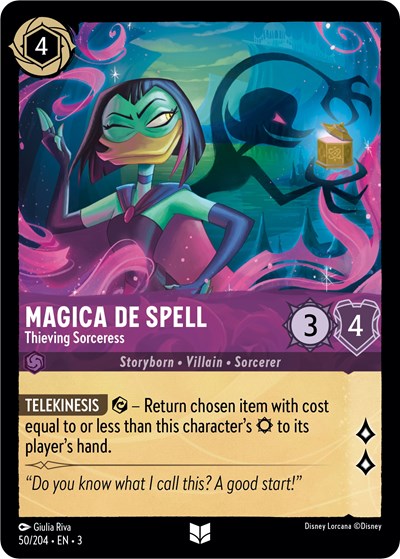Lorcana - Into The Inklands - 050/204 Magica De Spell - Thieving Sorceress Uncommon