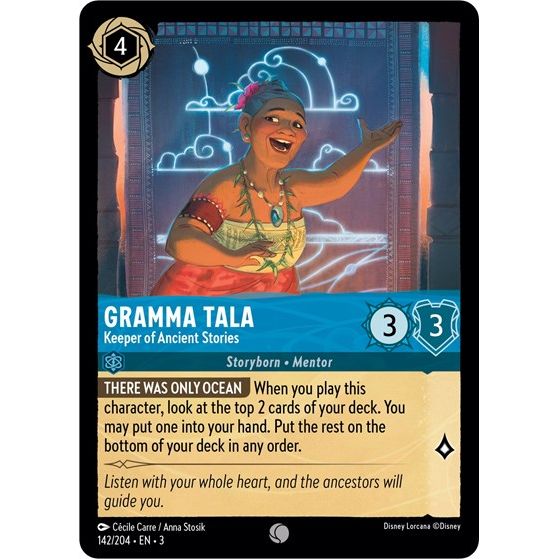 Lorcana - Into The Inklands - 142/204 Gramma Tala - Keeper of Ancient Stories Common