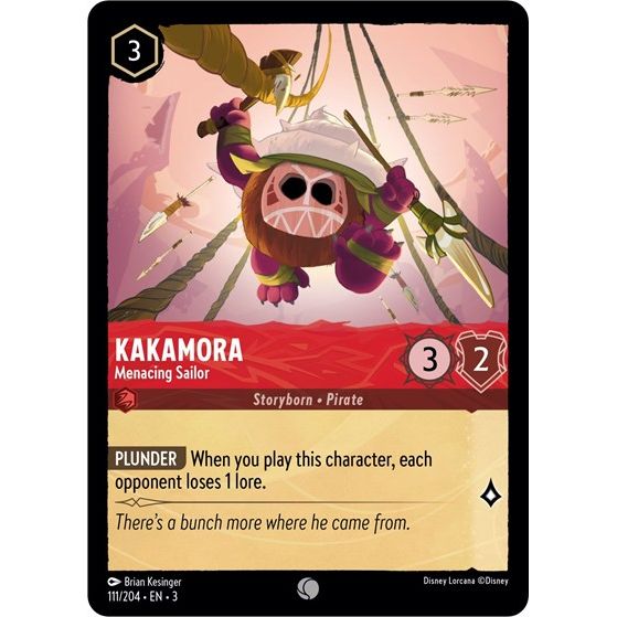 Lorcana - Into The Inklands - 111/204 Kakamora - Menacing Sailor Common